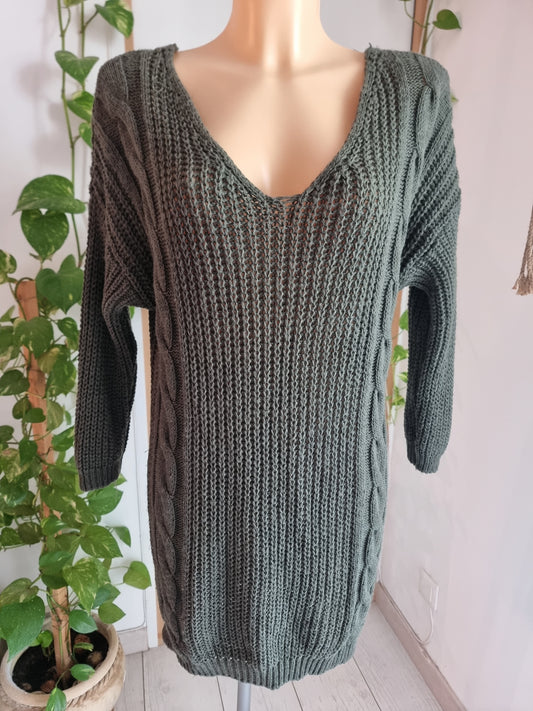 Robe pull dos croisé