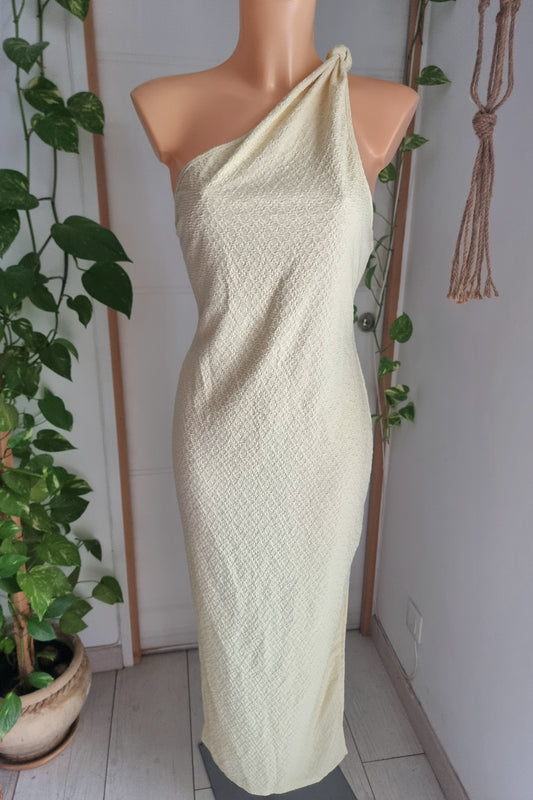 Robe longue asymétrique