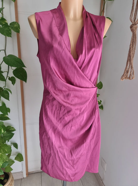 Robe satinée Mango