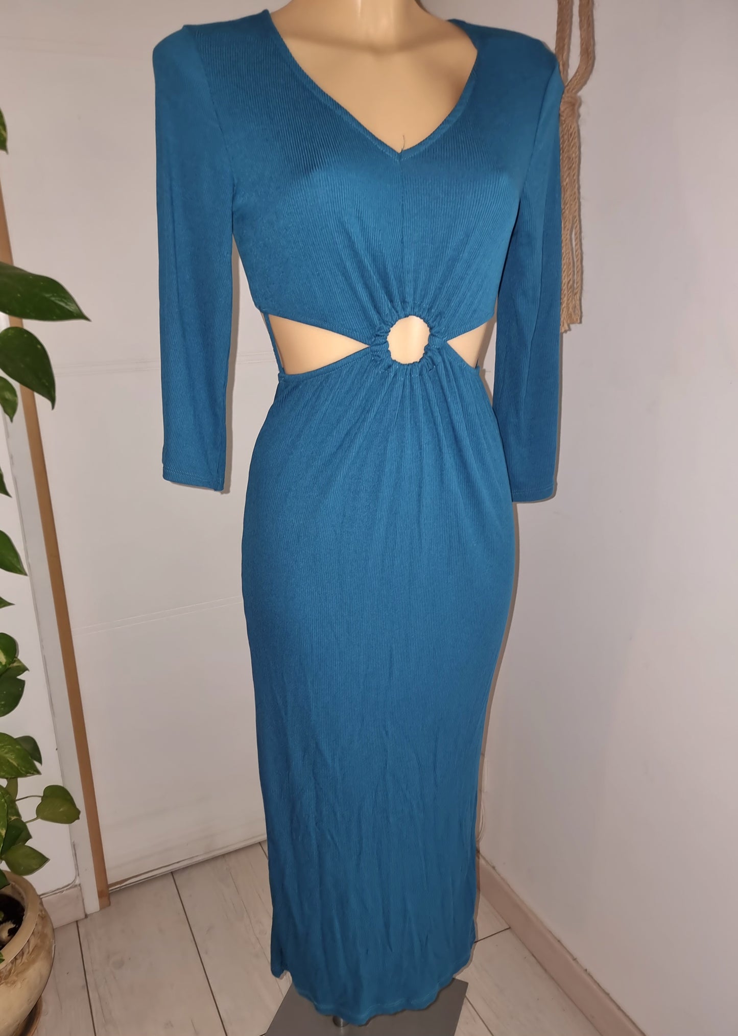 Robe longue ajourée