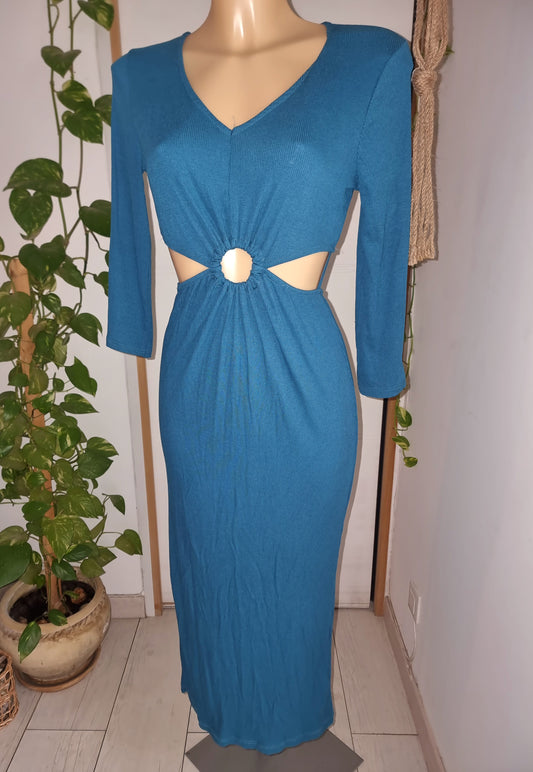 Robe longue ajourée