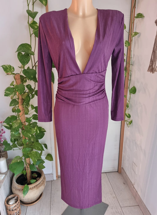 Robe longue decoletée